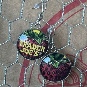Trader Joe’s earrings 25mm strawberry